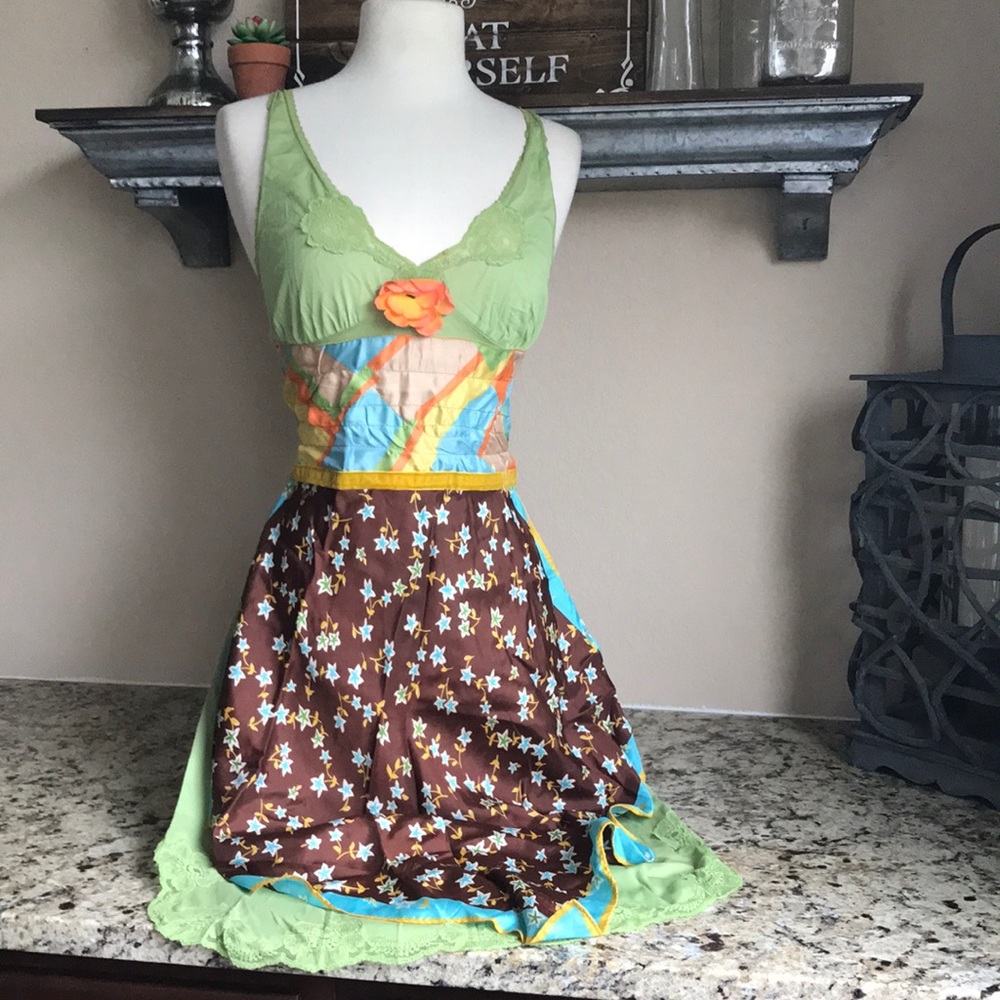 One of a kind Ruby Pearl slip dress